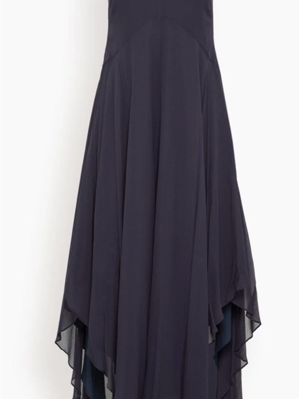 Saint Art New York Riley Chic Navy High-Low Layered dress